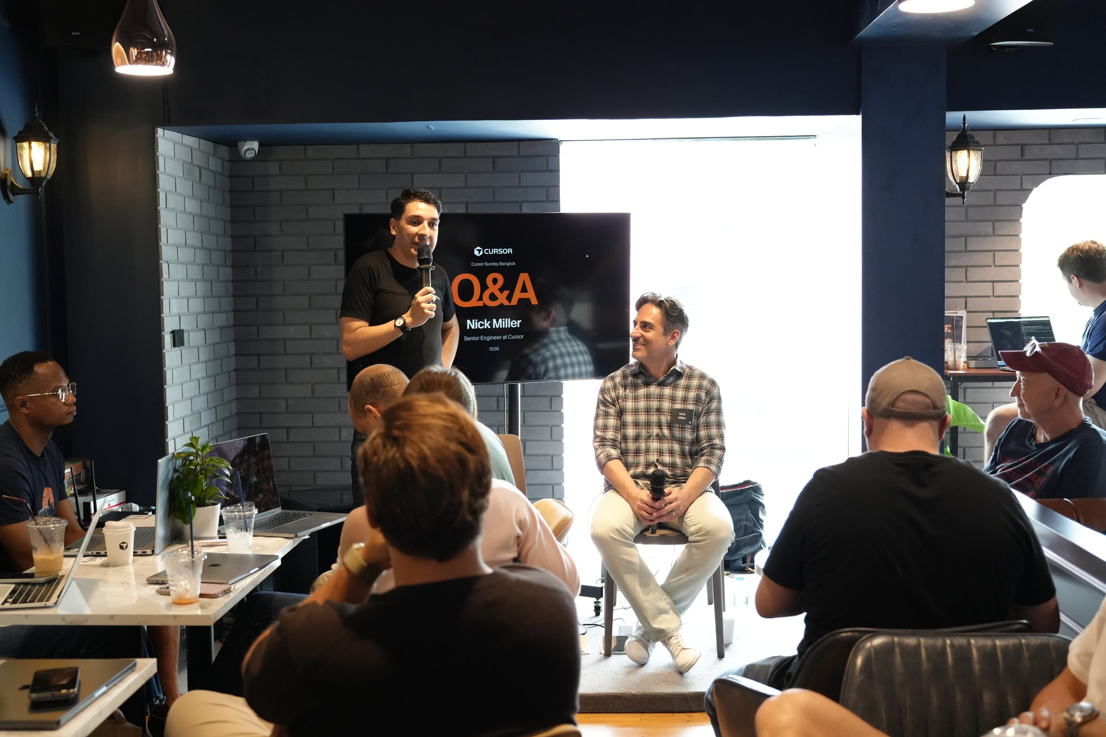 Cursor Sunday Bangkok Q&A with Nick Miller at The Decaf